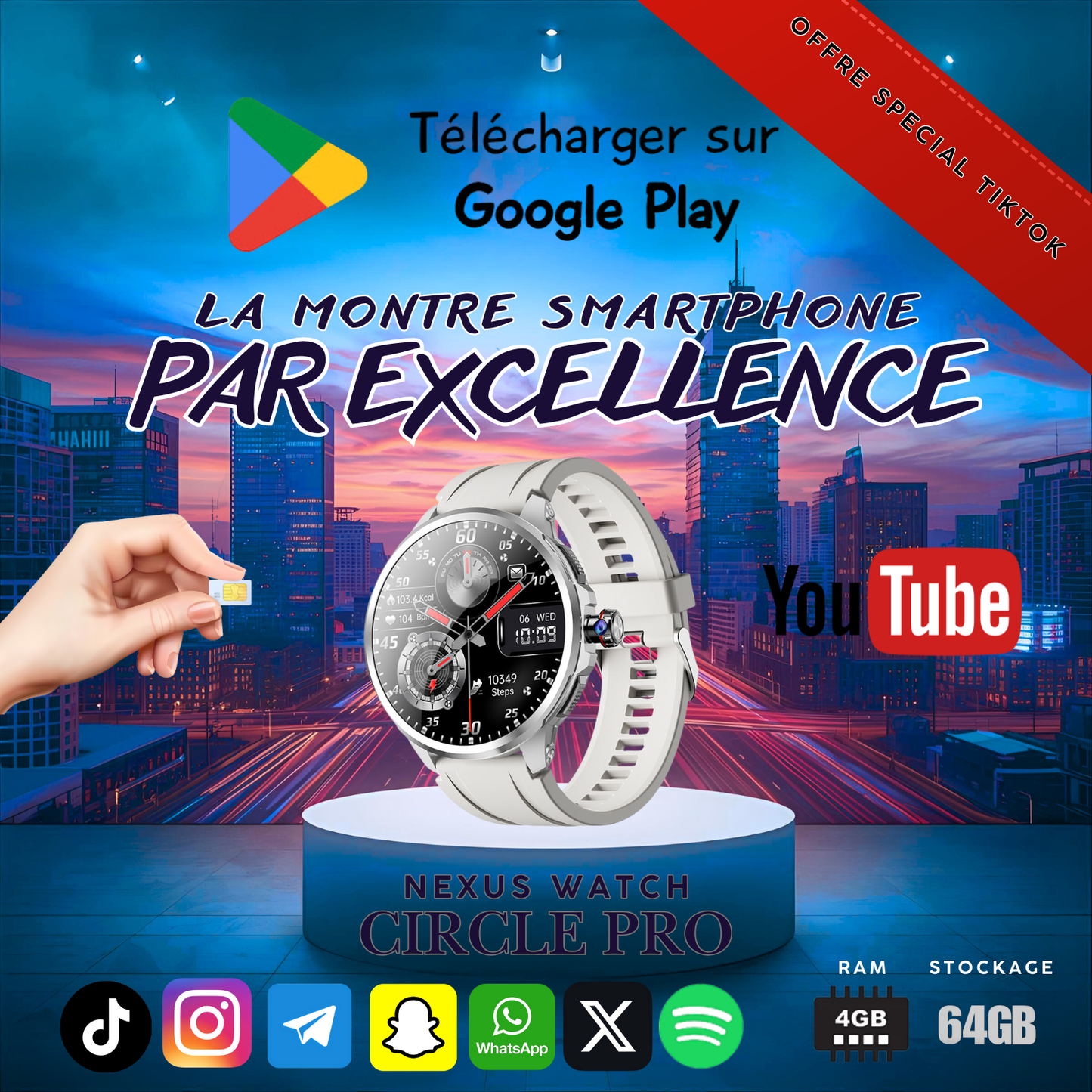 Nexus Watch Circle Pro pack complet