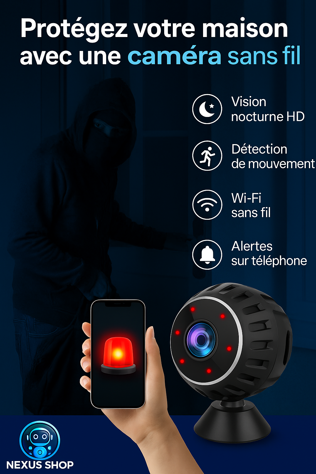 Spy Cam Pro sans fil