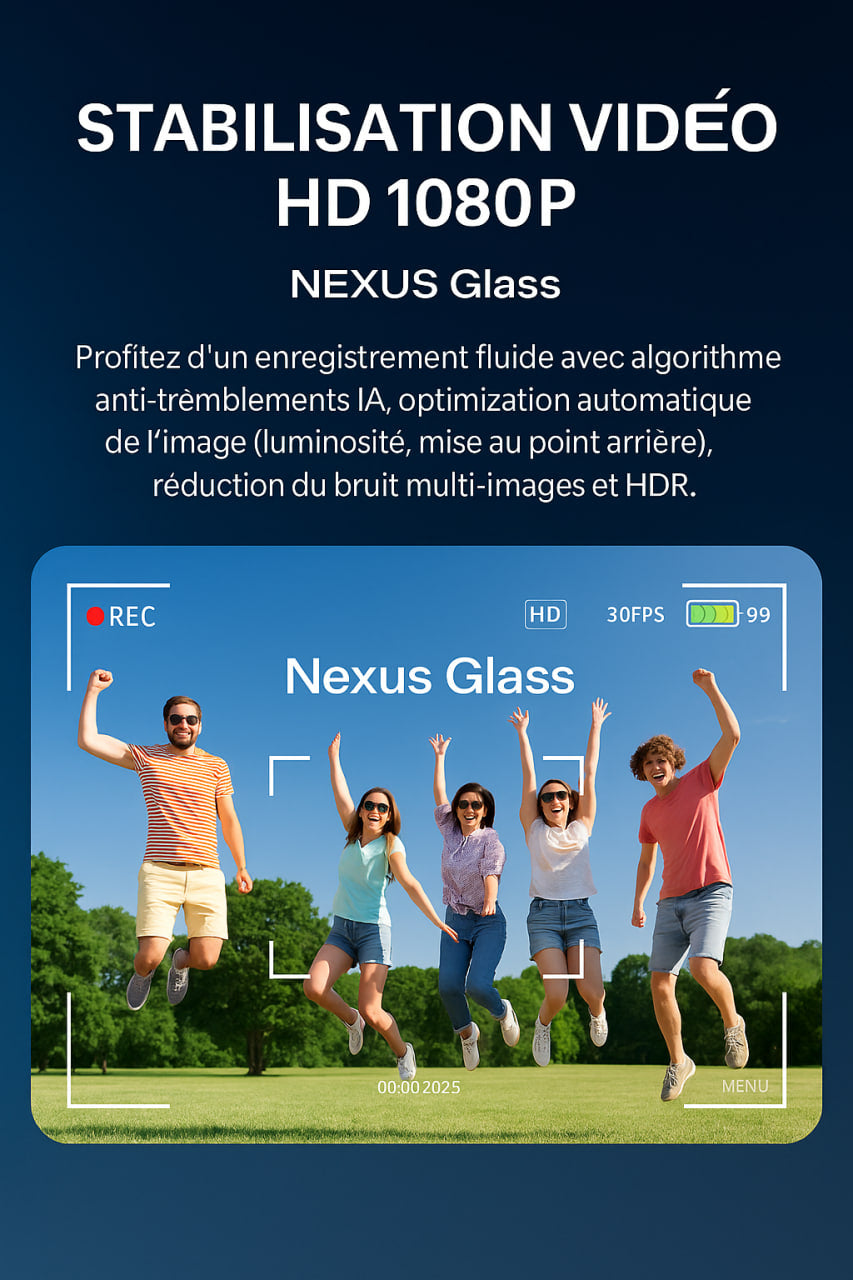 🕶️ Lunettes Intelligentes Nexus Glass
