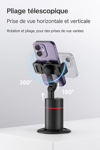 Support téléphone avec détection de mouvement IA + 2 led